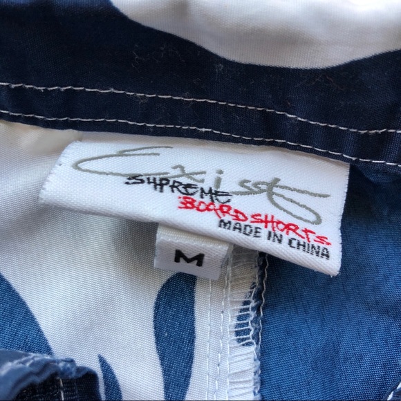 Exist “Supreme” Navy Blue Board Shorts Medium - Picture 6 of 6
